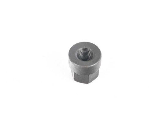 Hex nut with flange for BMW E87, E46, E90, E91, E92, E93, E39, E60, E61, E63, E64, E38, E65, E66, E83, E53, E70, E71 (OEM 13522247623). Genuine BMW.