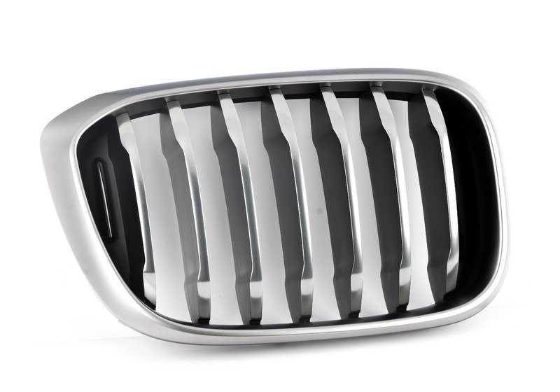 Rejilla decorativa frontal derecha OEM 51137464922 para BMW G01, G02 (X3, X4). Original BMW