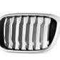 Rejilla decorativa delantera izquierda para BMW G01, G02 (OEM 51137464921). Original BMW.