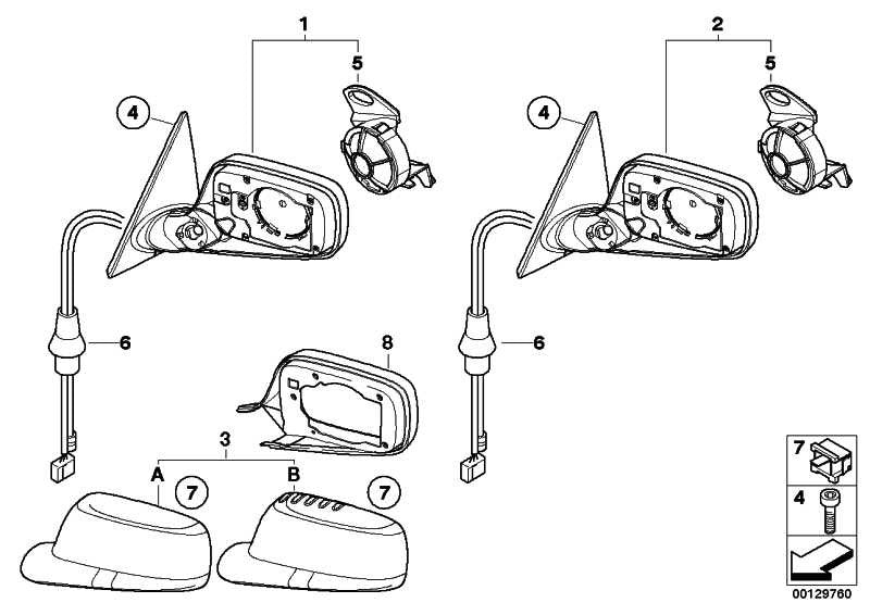 Kit Reparación Memoria Espejos Retrovisores Para Bmw E46. Original Recambios