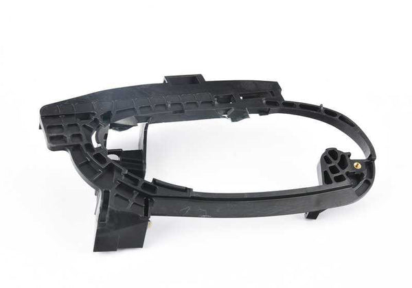 Soporte manilla exterior puerta trasera derecha para BMW E65, E66 (OEM 51217191572). Original BMW