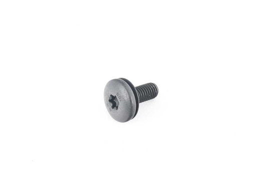 Torx Screw with Washer for BMW E88, E93, E93N, G26, F07, F07N, F26, E70, E70N, F15, F85, F95, F95N, G05, G05N, G18, G18N, E71, E72, F16, F86, G06, G07N, E89 (OEM 07147026396). Original BMW