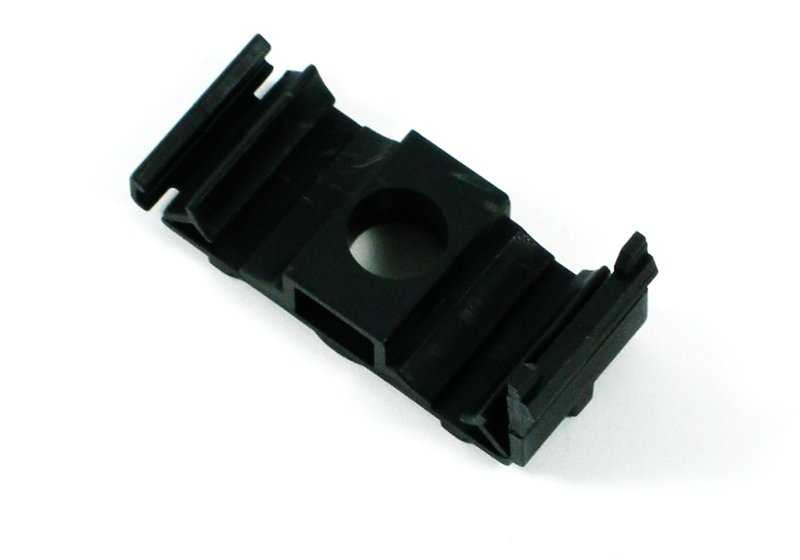 Oil Line Bracket for BMW E87, E30, E36, E46, E90, E91, E92, E93, E34, E39, E32, E38, E65, E66, E31, E83, E53, E85, E52 (OEM 17201712210). Genuine BMW.