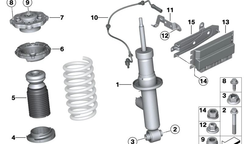 Soporte VDP Dispositivo de Control para BMW X3 F97, G01, G08, X4 F98 (OEM 37146877016). Original BMW