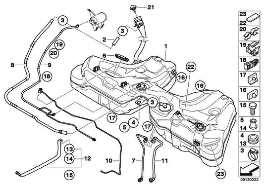 Tapa Tapón Deposito Combustible Para Bmw E81 E82 E87 E88 E90 E91 E92 E93 E60 E61 F07 F10 E63 E64 E65