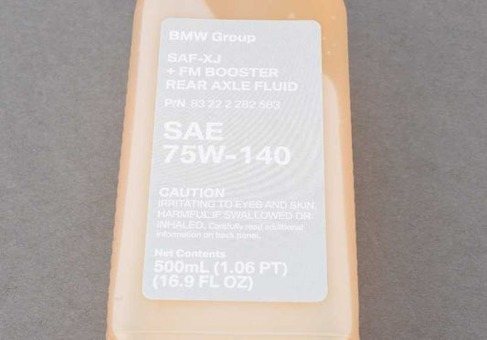 Aceite de transmisión trasera Saf-Xj Booster para BMW Serie 1 E82 y Serie 3 E90, E92, E93 y Z4 E85, E86. Original BMW.