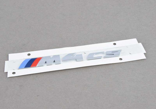 Logotipo do emblema traseiro "M4" OEM 51148074559 para BMW F82, F83. BMW original.