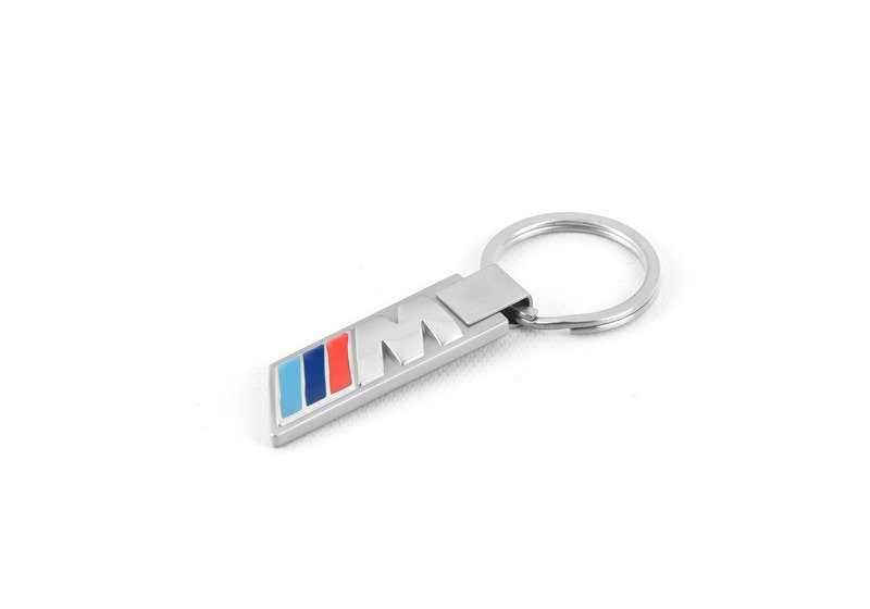 Llavero Original De Acero Inoxidable Bmw M Plata . Original Merchandising