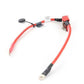 Cable positivo de batería OEM 61129270244 para BMW F30, F31, F32, F33, F34, F36, F80. Recambio original BMW.