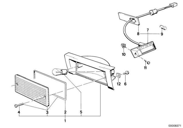 Indicador De Giro Para Bmw E30. Original Recambios