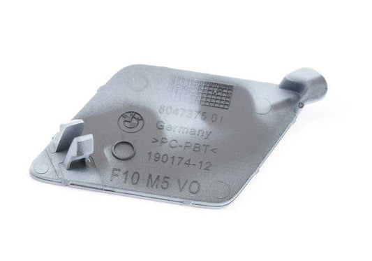 Cubierta de anilla de remolque imprimada delantera para BMW F10 (OEM 51118047375). Original BMW