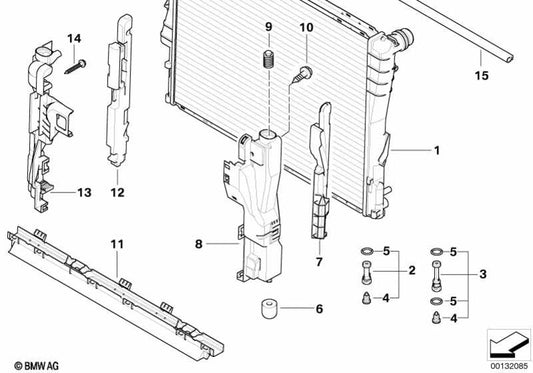 Enfriador De Refrigerante Para Bmw E83 () . Original Bmw. Recambios