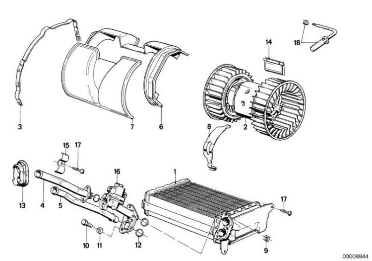 Válvula De Agua Para Bmw E30. Original Recambios