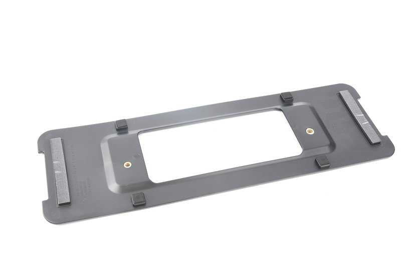 Portaplacas para BMW F22N, F23N, F44, F46, F87N, G42, G87, F30, F30N, F31, F31N, F34N, F32, F32N, F33, F33N, F36, F36N, F82, F82N, F83, F83N, G22, G23, G26, G82, G83, F07, F10, F90, G30, G38, G32, G32N, F01, F01N, F02, F02N, F04, G70, F91, F92, F93, G16,