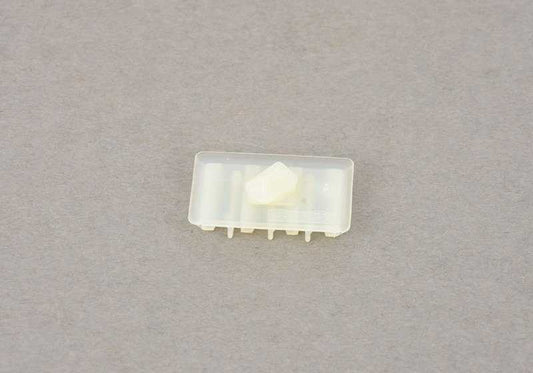 White Connection Bracket for BMW E87, E88, F20, F21, F52, E46, E90, E91, E92, E93, E39, E38, E65, E66, E84, E83, F25, E53, E85, E86, E89, E52 (OEM 61131383699). Original BMW