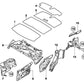 Aislamiento Acústico Puerta Trasera Para Bmw E83 X3 . Original Recambios