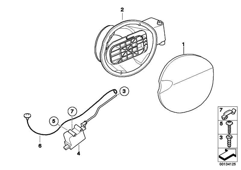 Cuba De Llenado Para Bmw E81 E87. Original Recambios