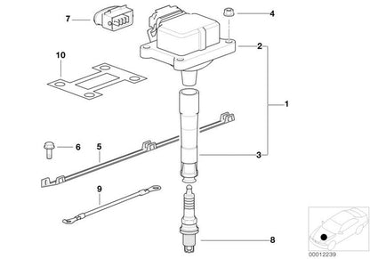 Bobina De Encendido Bremi Para Bmw E31 E36 E38 E39 E46 E53 Z3. Original Recambios