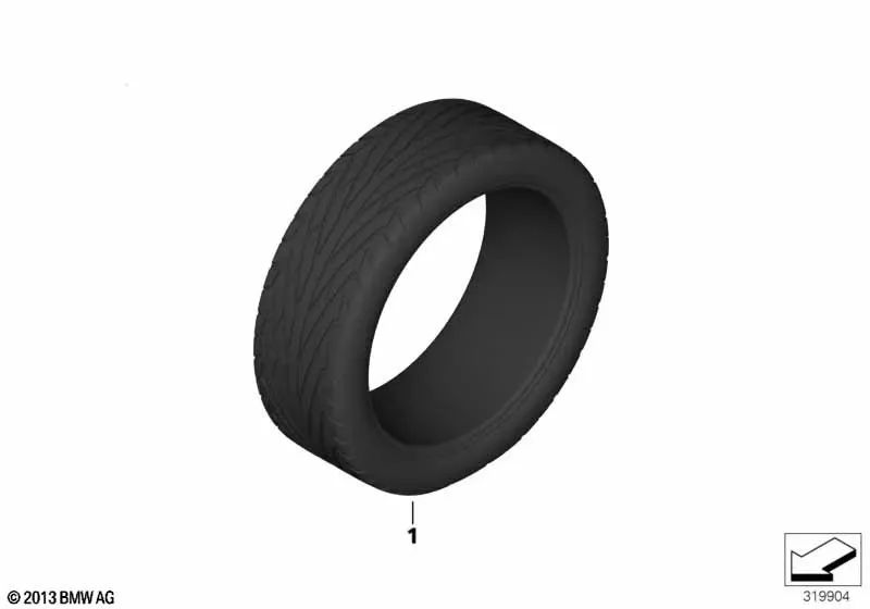 Neumático Pirelli P-Zero I r-f para BMW Serie 4 G26 (OEM 36125A404A6). Original BMW