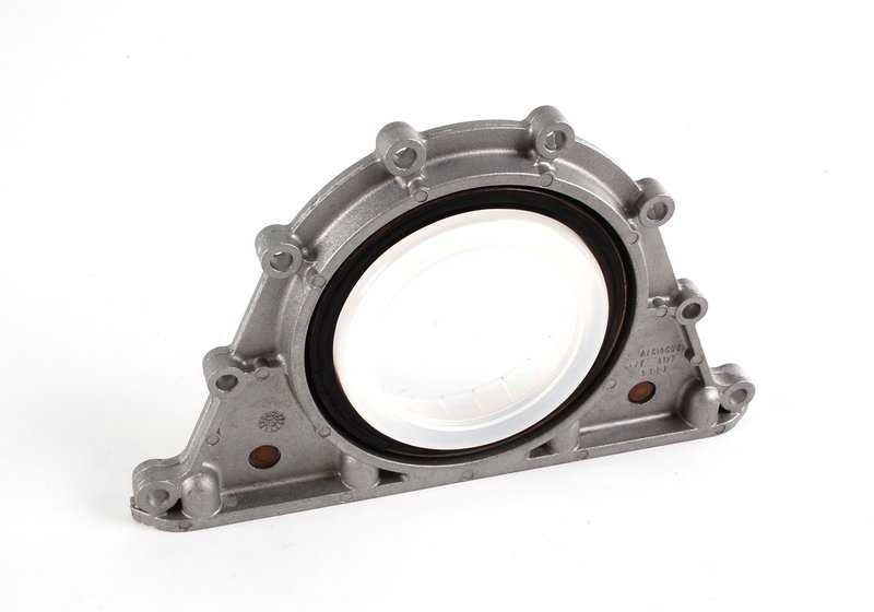 Tapa de sellado con retén OEM 11147512101 para BMW E60, E61, E63, E64, E65, E66, E53, E70. Original BMW.