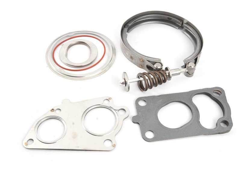 Kit de Montaje Turbocompresor para BMW E90, E91, E92, E60N, E61N, E63N, E64N, E83N, E70, E71 (OEM 11652411690). Original BMW