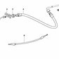 Cable de freno para BMW (OEM 32731234857). Original BMW.