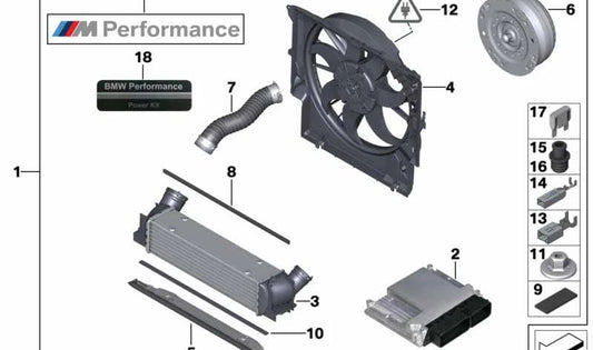 Conector de goma OEM 12527505634 para BMW (E81, E82, E87, E90, E91, E92, E93). Original BMW