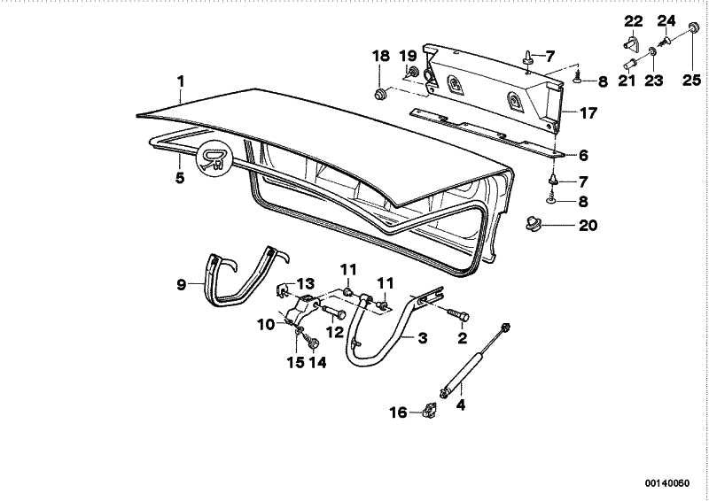 Muelle De Compresion Gas 410N Para Bmw E34. Original Recambios