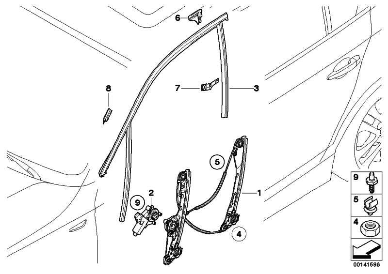 Accionamiento Motor Elevalunas Delantero Para Bmw E87 E90 E91 E84 . Original Bmw. Recambios