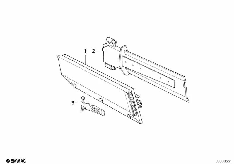 Unidad de control de climatización para BMW Serie 8 E31 (OEM 64118367838). Original BMW