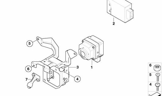 Unterstützung für Nachtsichtkameras für BMW 6er E63, E64 (OEM 66546962490). Original BMW