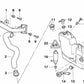 Parte superior del canal de llenado para BMW Serie 7 E38 (OEM 61668352901). Original BMW