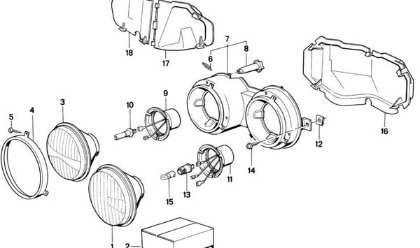 Cubierta interior derecha para BMW E21 (OEM 51711852764). Original BMW.