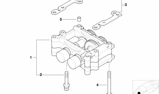 Separador de ruedas para BMW E36, E46 (OEM 11271439584). Original BMW