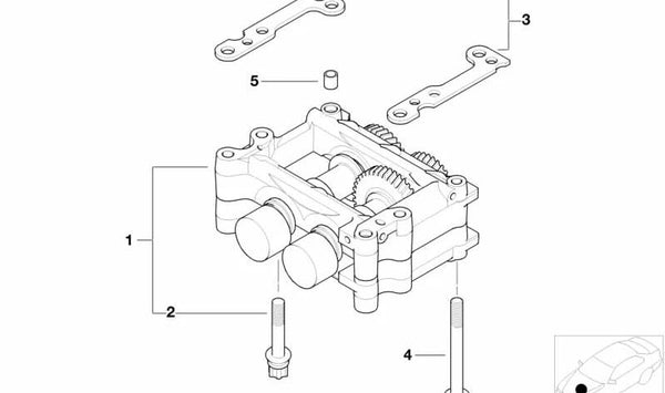 Separador de ruedas para BMW E36, E46 (OEM 11271439584). Original BMW