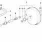 Conector recto para BMW Serie 3 E21, E30, E36 Serie 5 E12, E28, E34 (OEM 34331121721). Original BMW.