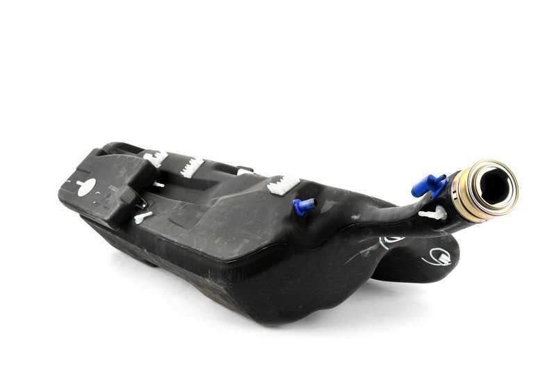 Depósito de combustible de plástico con tubo de llenado para BMW E46, F30, F80 (OEM 16111184218). Original BMW.