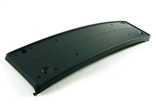 Primed license plate holder for BMW E90, E91 (OEM 51118041136). Genuine BMW.