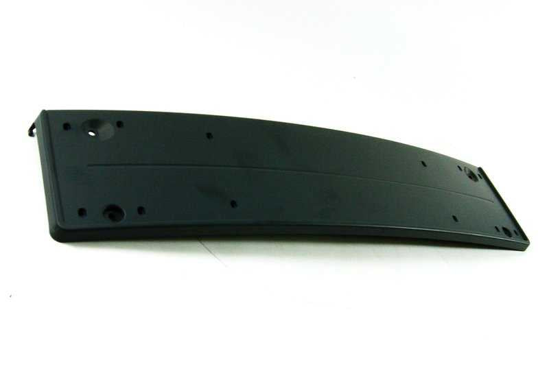 Primed license plate holder for BMW E90, E91 (OEM 51118041136). Genuine BMW.