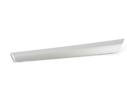 Door sill trim satin matt silver left for BMW F25, F26 (OEM 51417213071). Original BMW