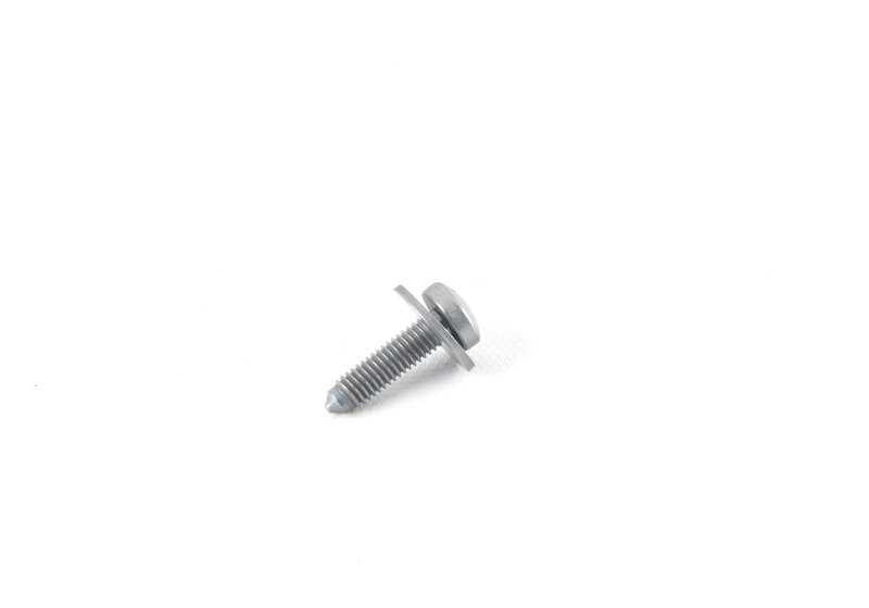 Flat head screw for BMW F40, F52, F22N, F23N, F44, F45, F45N, F46, F46N, F87N (OEM 07119908698). Genuine BMW