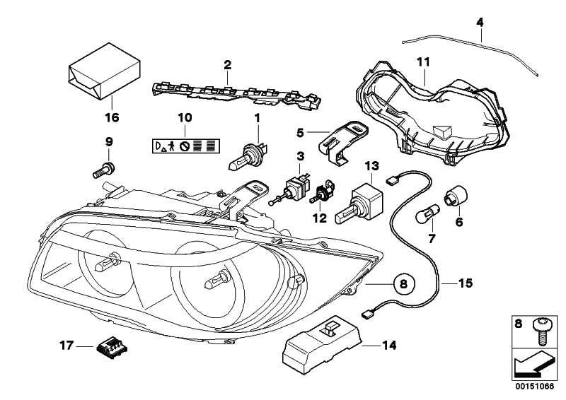 Centralita Mecanismo De Mando Luz Xenon Para Bmw E81 E87 E88 E82. Original Recambios