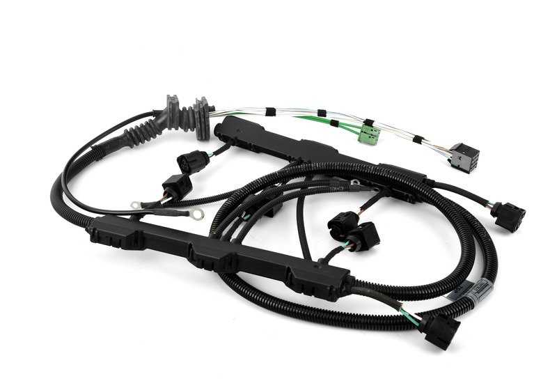 Ignition module engine wiring for BMW 7 Series E65, E66 (OEM 12517558201). Genuine BMW.