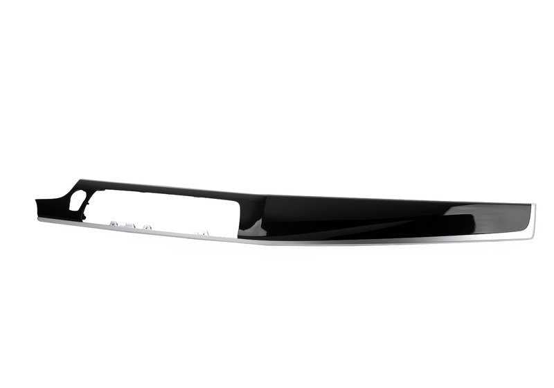 Blende I-Tafel glossy black passenger for BMW F10, F11, F18 (OEM 51459166649). Genuine BMW