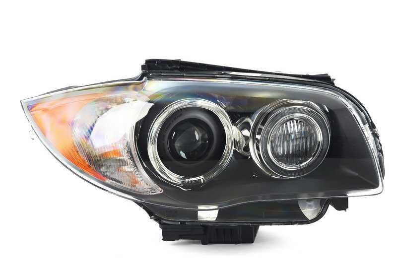 Faro delantero derecho Xenón AHL OEM 63127164932 para BMW E82, E88. Original BMW.