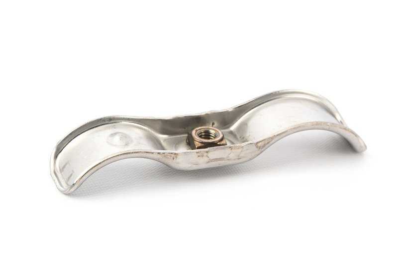 Upper clamp for BMW 1 Series E81, E82, E87, E87N, E88 (OEM 18207551218). Original BMW.