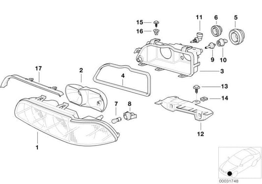 Lampara Bombilla Incandescente Intermitente Delantero S8 Wedge 3157K Para Bmw X5 E53. Original