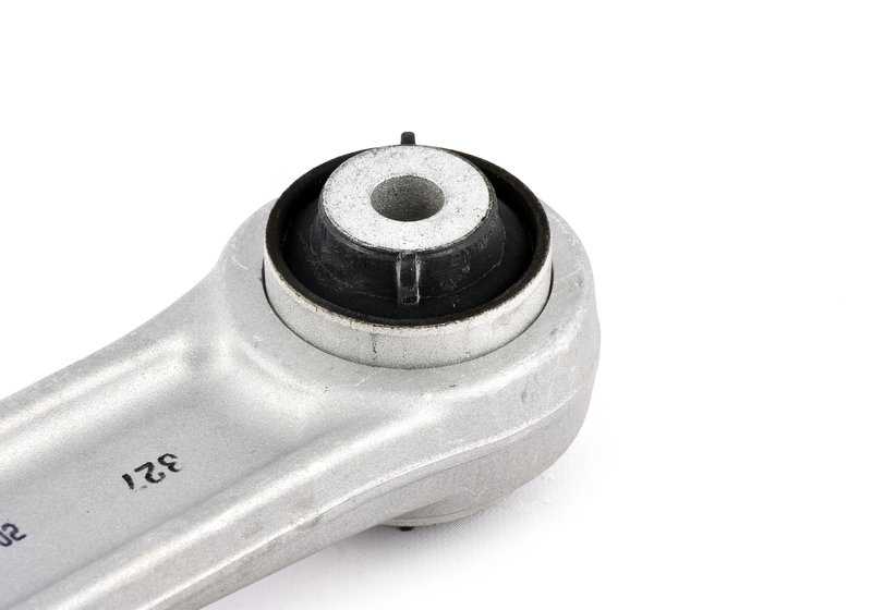 Lower control arm with rubber bushing right for BMW I12, I15 (OEM 31126866198). Original BMW.