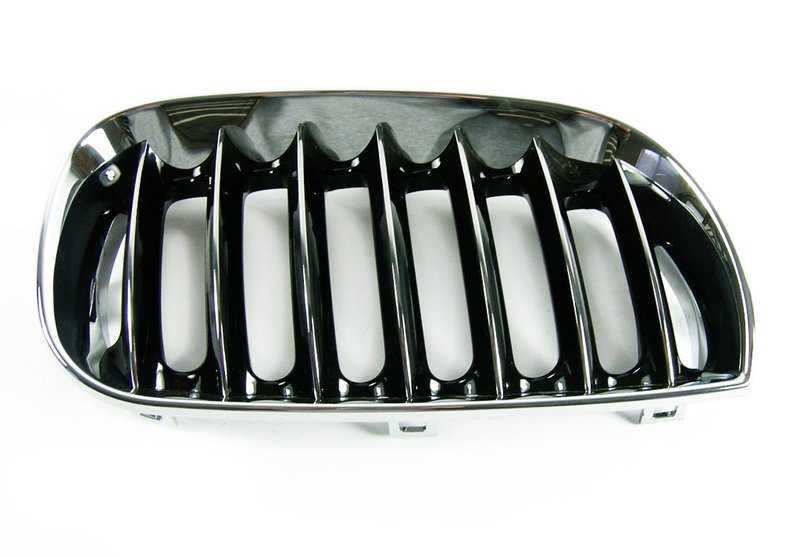 Rejilla decorativa delantera derecha para BMW X3 E83, E83N (OEM 51133414904). Original BMW