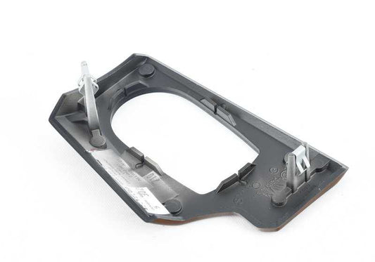 Embellecedor izquierdo del salpicadero en madera de plátano OEM 51457043967 para BMW Z4 (E85). Original BMW.